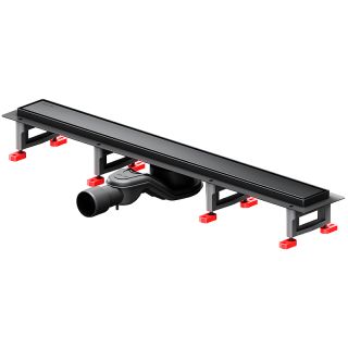 Душевой лоток AM.PM MasterFlow 70 W01SC-U11-070-04BM с Черной матовой решеткой / под плитку Tile